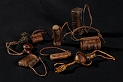 Amulettes et flacon a medicaments - Soudan - Rep. du Congo 87, 95
